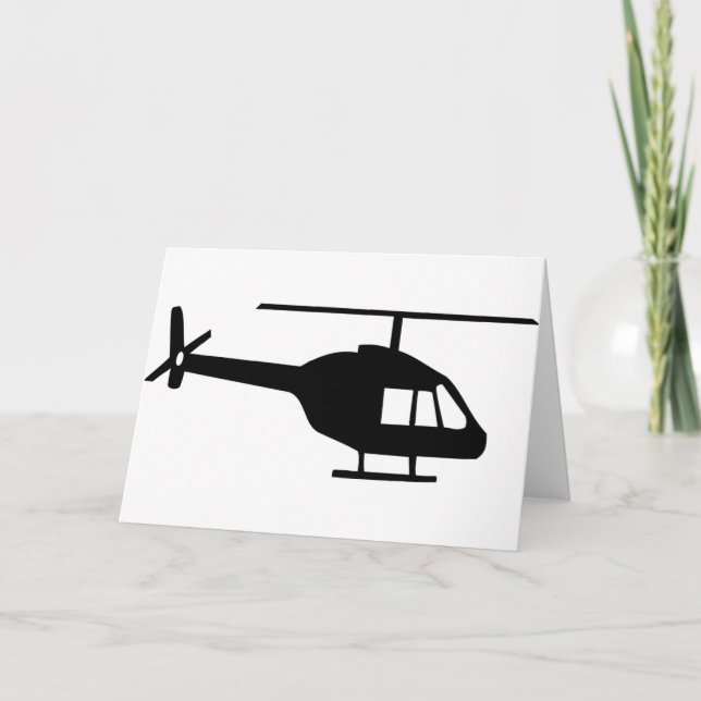 Helicopter Card (Front)