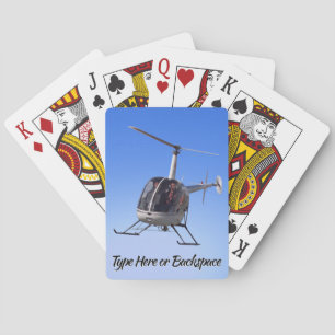 Helicopter Cards Flying Helicopter Playing Cards