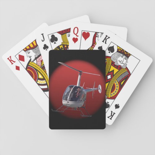 Helicopter Cards Flying Helicopter Playing Cards