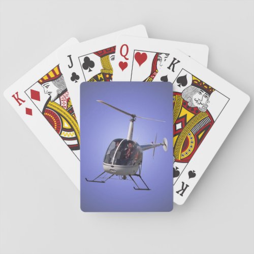 Helicopter Cards Flying Helicopter Playing Cards