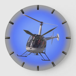 Helicopter Clock Cool Helicopter Wall Clock