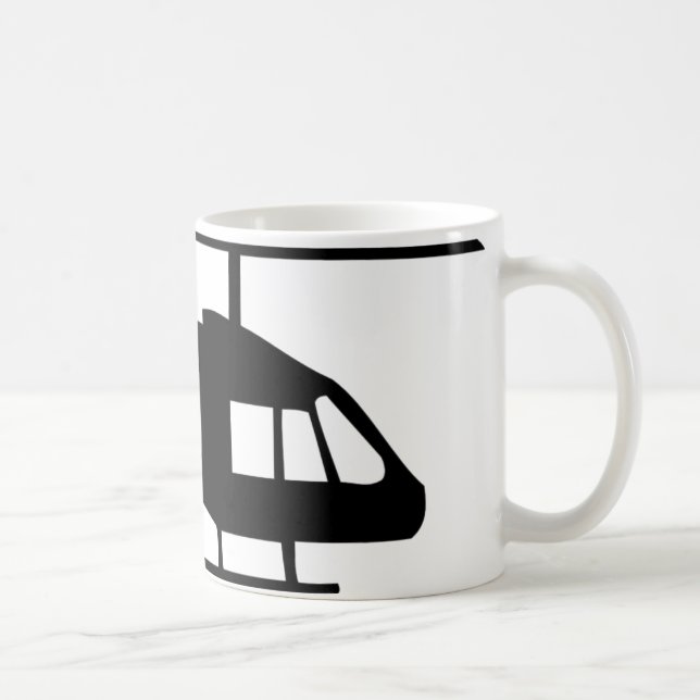 Helicopter Coffee Mug (Right)