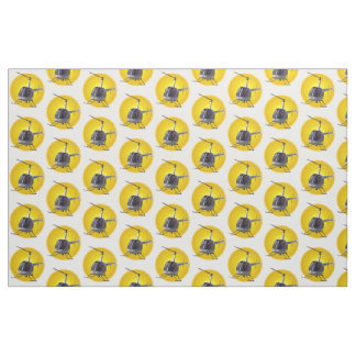 Helicopter Fabric Flying Helicopter Custom Fabric