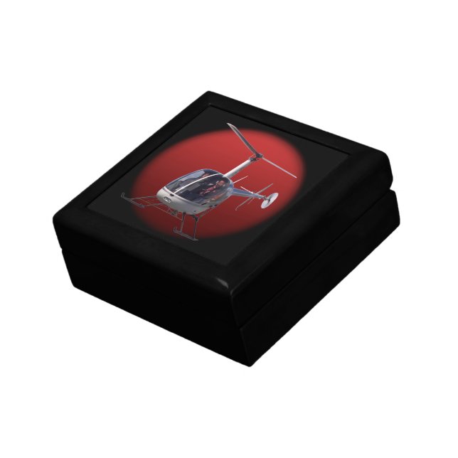 Helicopter Gift Box Cool Flying Helicopter Box (Side)