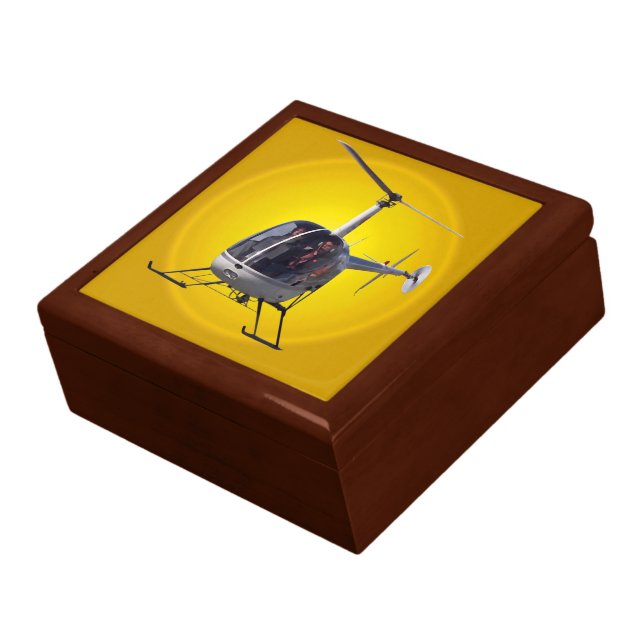 Helicopter Gift Box Cool Helicopter Jewerly Box (Side)
