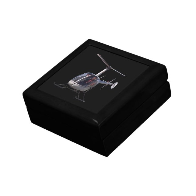 Helicopter Gift Box Cool Helicopter Jewerly Box (Side)