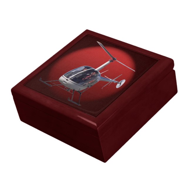 Helicopter Gift Box Cool Helicopter Jewerly Box (Side)