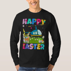 Helicopter   Happy Easter Funny Helicopter Easter  T-Shirt