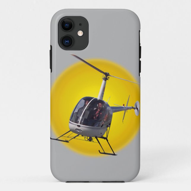 Helicopter iPhone 5 Case Cool Chopper Pilot Cases (Back)