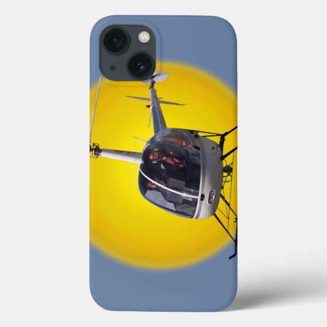 Helicopter iPhone Case Cool Helicopter Pilot Cases (Back)