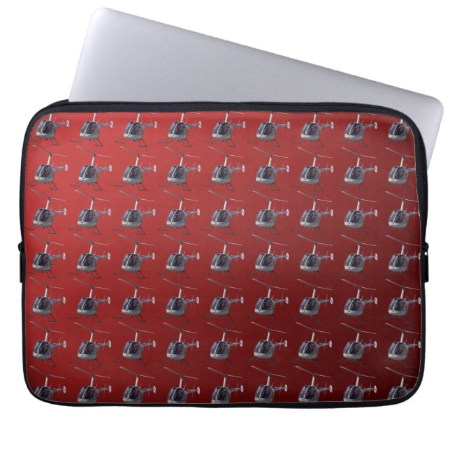 Helicopter Laptop Sleeve Helicopter Tablet Cases (Front)