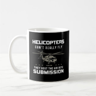 Helicopter Military Uh-60 Pilot Aviation Coffee Mug