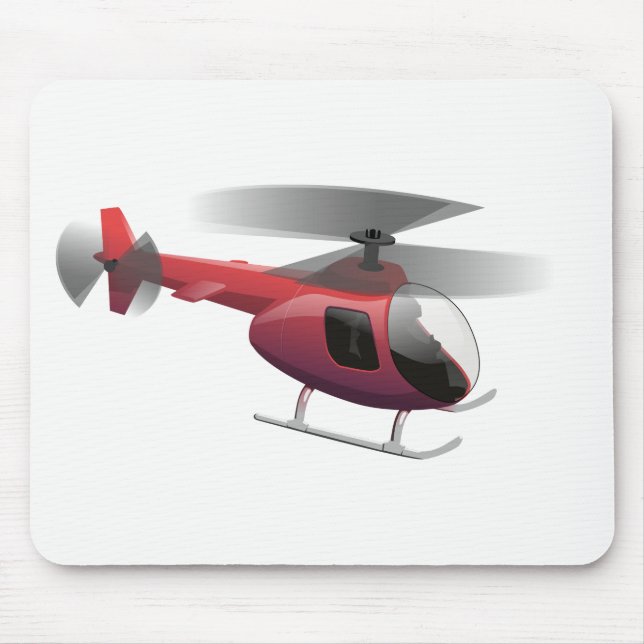 Helicopter Mouse Pad (Front)