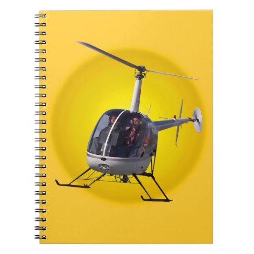 Helicopter Notebook Chopper Journal Note Book