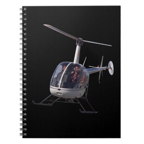 Helicopter Notebook Chopper Journal Note Book