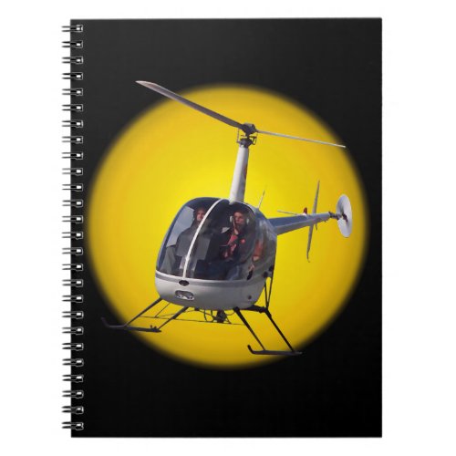 Helicopter Notebook Chopper Journal Note Book