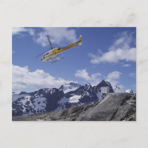 Helicopter on the Juneau Icefield Postcard