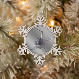 Helicopter Ornament Personalize Chopper Decoration