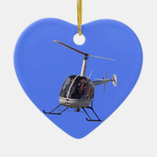 Helicopter Ornament Personalized Chopper Decoratio