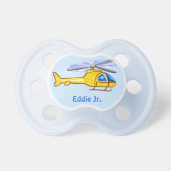 Helicopter Pacifier by adorablez at Zazzle