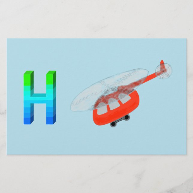 Helicopter Paper (Front)