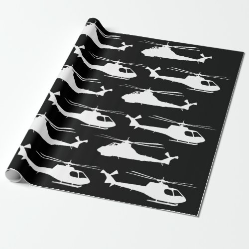 Helicopter Pilot Aviation Air Force Trainee Cadet Wrapping Paper