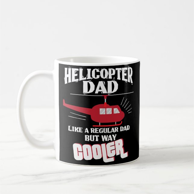 Helicopter Pilot Dad Gift Mug Flight Mechanic (Left)