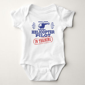 Helicopter Pilot In Training Baby Bodysuit