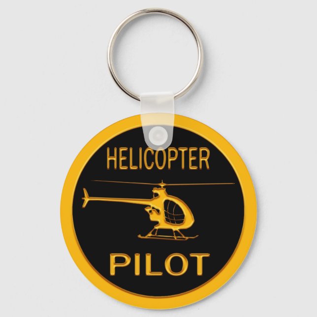Helicopter Pilot Keychain (Front)