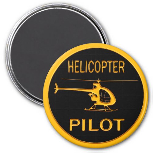 Helicopter Pilot Magnet