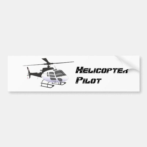 Helicopter Pilot Sticker