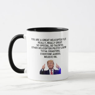 Helicopter Pilot Trump, Trump Helicopter pilot Mug