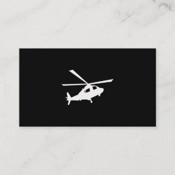 Helicopter Pilots Business Card by pixelholicBC at Zazzle
