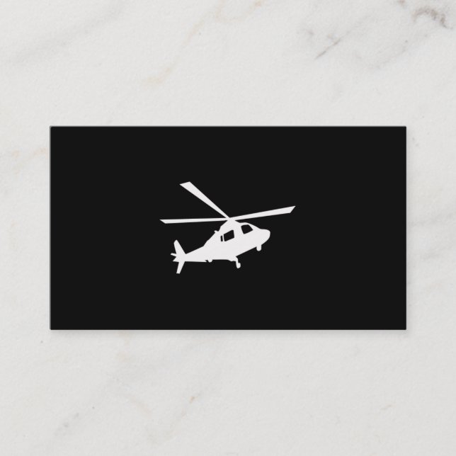 Helicopter Pilots Business Card (Front)