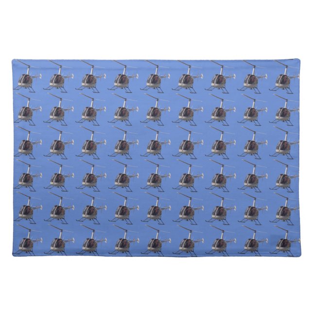 Helicopter Place Mats Helicopter Party Decor Gifts (Front)