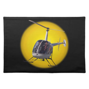 Helicopter Place Mats Helicopter Party Decor Gifts