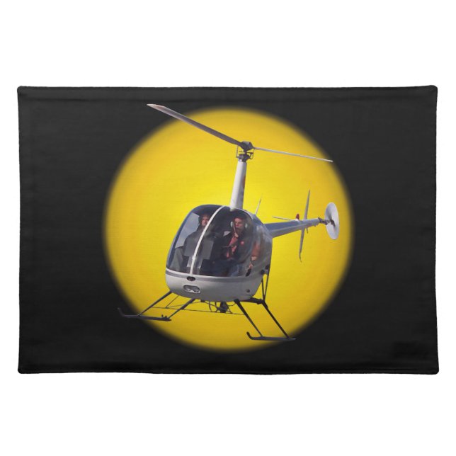 Helicopter Place Mats Helicopter Party Decor Gifts (Front)