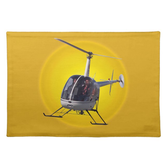 Helicopter Place Mats Helicopter Party Decor Gifts (Front)