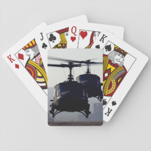 helicopter playing cards