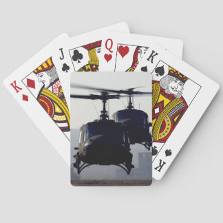 helicopter playing cards
