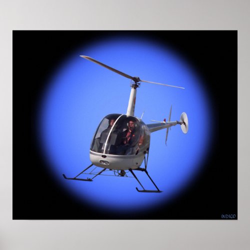 Helicopter Prints Cool Chopper Pilot Prints Poster