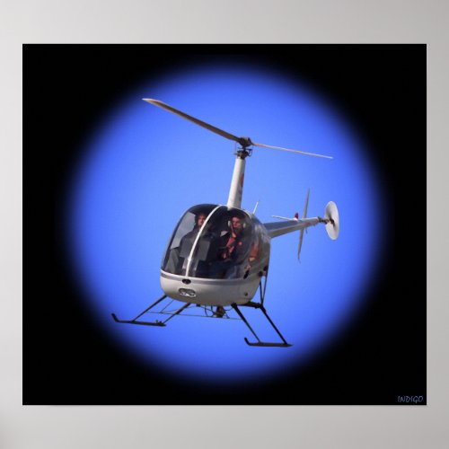 Helicopter Prints Cool Chopper Pilot Prints Poster