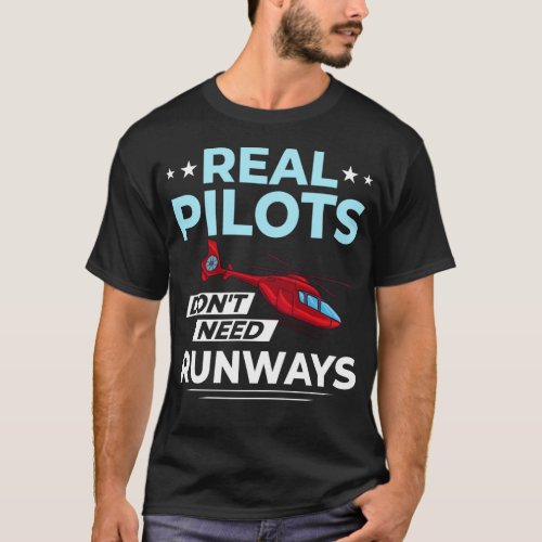 Helicopter Rc Remote Control Pilot T_Shirt