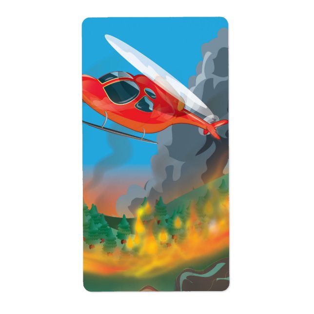 Helicopter Rescue Label (Front)