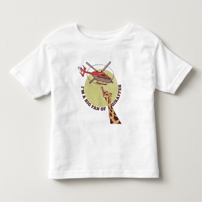 Helicopter Safari Toddler T-shirt (Front)