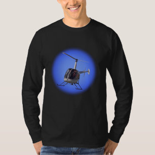 Helicopter T-shirt Cool Long Sleeve Tees