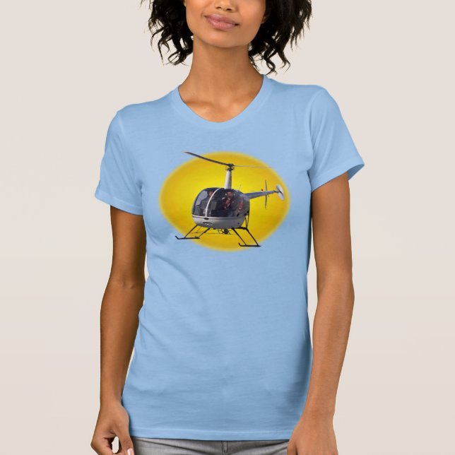 Helicopter T-shirts Organic Chopper Tee Shirt (Front)