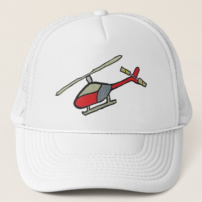 Helicopter Trucker Hat (Front)