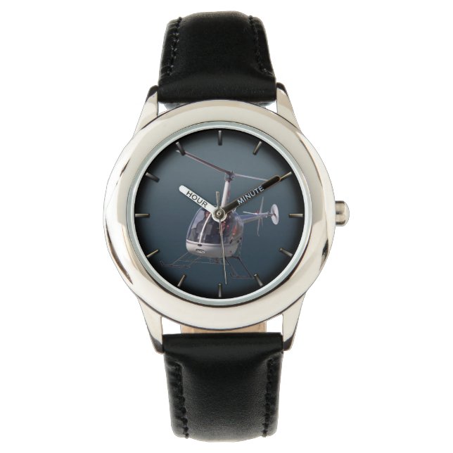 Helicopter Watch Cool Flying Helicopter Wristwatch (Front)
