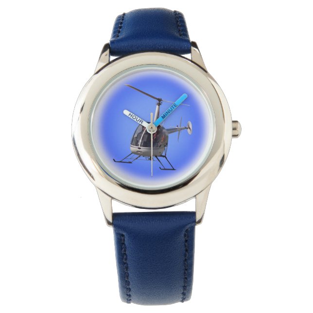 Helicopter Watch Cool Kids' Helicopter  Wristwatch (Front)